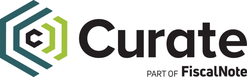 Curate, Part of FiscalNote Logo